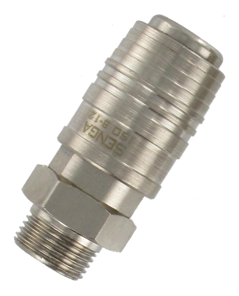 Implantation mâle cylindrique